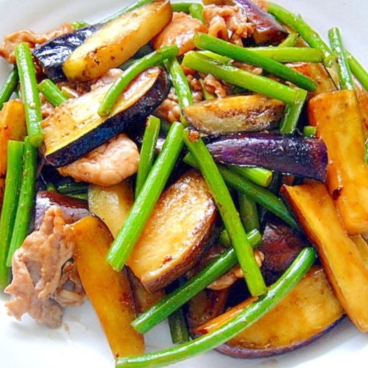 茄子とにんにくの芽豚肉のオイスター炒め レシピ 作り方 By Mint74 楽天レシピ 茄子とにんにくの芽豚肉のオイスター炒め レシピ 作り方 By Mint74 楽天レシピ